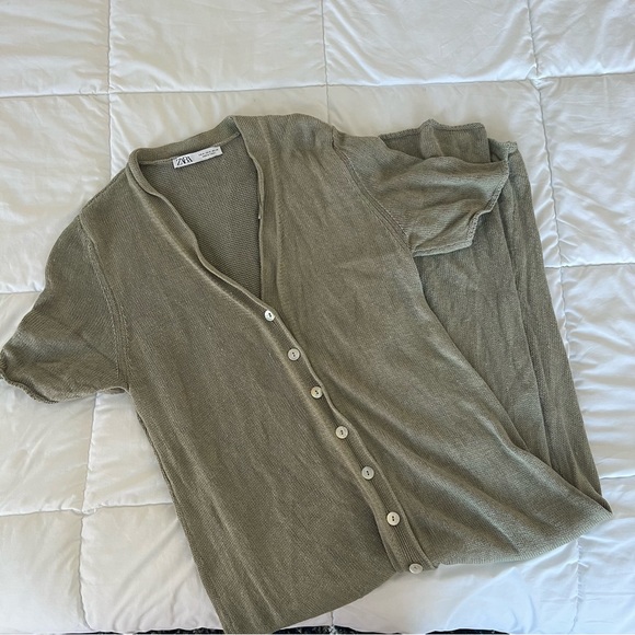 Zara button up maxi dress - Picture 1 of 5